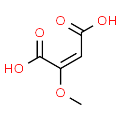 ChemSpider 2D Image | (2E)-2-Methoxy-2-butenedioic acid | C5H6O5