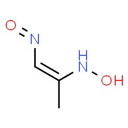 ChemSpider 2D Image | (1Z)-N-Hydroxy-1-nitroso-1-propen-2-amine | C3H6N2O2