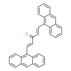 ChemSpider 2D Image | 1,4-Pentadien-3-one, 1,5-bis(9-anthracenyl)- | C33H22O
