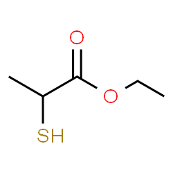 ChemSpider 2D Image | Ethyl 2-Mercaptopropionate | C5H10O2S