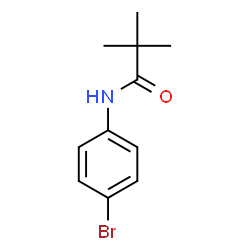 ChemSpider 2D Image | N-(4-Bromophenyl)-2,2-dimethylpropanamide | C11H14BrNO
