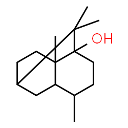 ChemSpider 2D Image | 2,2,6,8-Tetramethyltricyclo[5.3.1.0~3,8~]undecan-3-ol | C15H26O