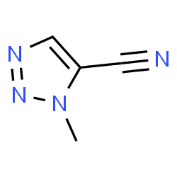 ChemSpider 2D Image | 1-Methyl-1H-1,2,3-triazole-5-carbonitrile | C4H4N4