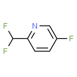 ChemSpider 2D Image | 2-(Difluoromethyl)-5-fluoropyridine | C6H4F3N