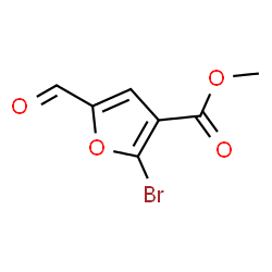 ChemSpider 2D Image | Methyl 2-bromo-5-formyl-3-furoate | C7H5BrO4