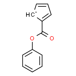 ChemSpider 2D Image | 2-(Phenoxycarbonyl)-2,4-cyclopentadien-1-yl | C12H9O2