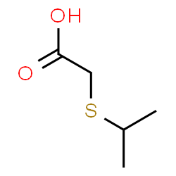 ChemSpider 2D Image | (Isopropylsulfanyl)acetic acid | C5H10O2S