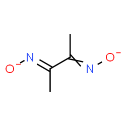 ChemSpider 2D Image | {(E)-[3-(Oxidoimino)-2-butanylidene]amino}oxidanide | C4H6N2O2