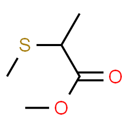 ChemSpider 2D Image | Methyl 2-(methylsulfanyl)propanoate | C5H10O2S