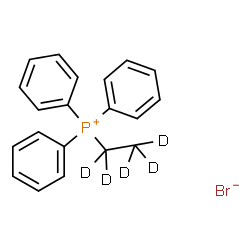 ChemSpider 2D Image | (~2~H_5_)Ethyl(triphenyl)phosphonium bromide | C20H15D5BrP