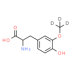 ChemSpider 2D Image | 3-[(~2~H_3_)Methyloxy]tyrosine | C10H10D3NO4