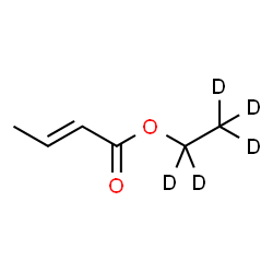 ChemSpider 2D Image | (~2~H_5_)Ethyl (2E)-2-butenoate | C6H5D5O2