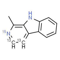 ChemSpider 2D Image | 1-Methyl(3,4-~13~C_2_,2-~15~N)-9H-beta-carboline | C1013C2H10N15N