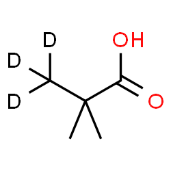 ChemSpider 2D Image | 2,2-Dimethyl(~2~H_3_)propanoic acid | C5H7D3O2
