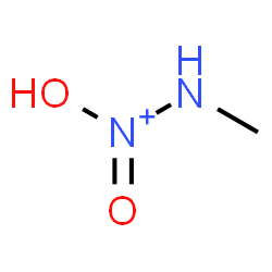 ChemSpider 2D Image | 1-Hydroxy-2-methyl-1-oxohydrazinium | CH5N2O2