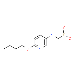 ChemSpider 2D Image | [(6-Butoxy-3-pyridinyl)amino]methanesulfinate | C10H15N2O3S