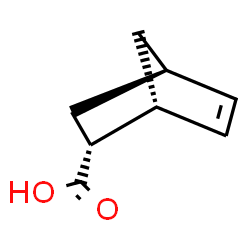 ChemSpider 2D Image | (1R,2R,4R)-Bicyclo[2.2.1]hept-5-ene-2-carboxylic acid | C8H10O2