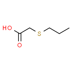 ChemSpider 2D Image | (propylthio)acetic acid | C5H10O2S