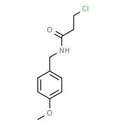 ChemSpider 2D Image | 3-Chloro-N-(4-methoxybenzyl)propanamide | C11H14ClNO2