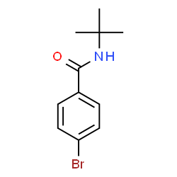 ChemSpider 2D Image | 4-bromo-N-tert-butylbenzamide | C11H14BrNO