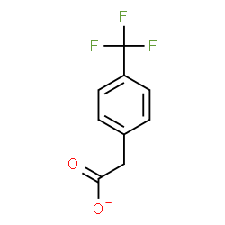 ChemSpider 2D Image | [4-(Trifluoromethyl)phenyl]acetate | C9H6F3O2