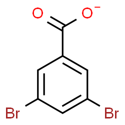 ChemSpider 2D Image | 3,5-Dibromobenzoate | C7H3Br2O2