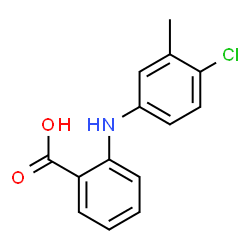 ChemSpider 2D Image | 2-[(4-Chloro-3-methylphenyl)amino]benzoic acid | C14H12ClNO2