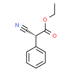 ChemSpider 2D Image | Ethyl (2R)-cyano(phenyl)acetate | C11H11NO2
