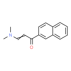 ChemSpider 2D Image | 3-(Dimethylamino)-1-(2-naphthyl)-2-propen-1-one | C15H15NO