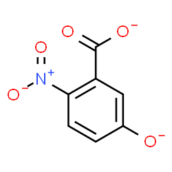 ChemSpider 2D Image | 2-Nitro-5-oxidobenzoate | C7H3NO5