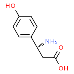 ChemSpider 2D Image | (S)-3-Amino-3-(4-hydroxyphenyl)propanoic acid | C9H11NO3