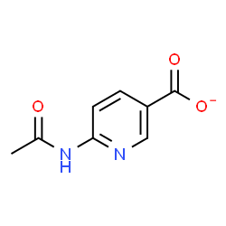 ChemSpider 2D Image | 6-Acetamidonicotinate | C8H7N2O3