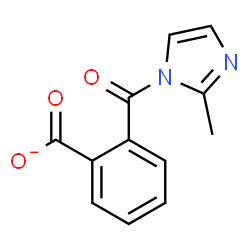 ChemSpider 2D Image | 2-[(2-Methyl-1H-imidazol-1-yl)carbonyl]benzoate | C12H9N2O3