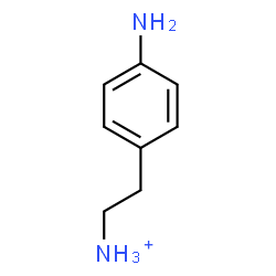 ChemSpider 2D Image | 2-(4-Aminophenyl)ethanaminium | C8H13N2