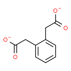ChemSpider 2D Image | 2,2'-(1,2-Phenylene)diacetate | C10H8O4