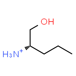 ChemSpider 2D Image | (2S)-1-Hydroxy-2-pentanaminium | C5H14NO