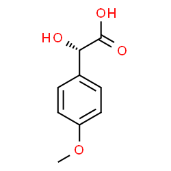ChemSpider 2D Image | L-4-methoxymandelic acid | C9H10O4
