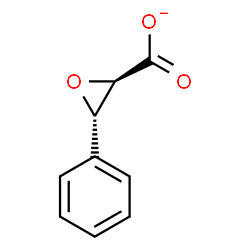 ChemSpider 2D Image | (2R,3S)-3-Phenyl-2-oxiranecarboxylate | C9H7O3
