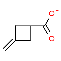 ChemSpider 2D Image | 3-Methylenecyclobutanecarboxylate | C6H7O2