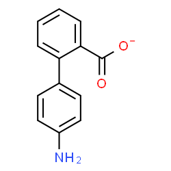 ChemSpider 2D Image | 4'-Amino-2-biphenylcarboxylate | C13H10NO2