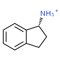 ChemSpider 2D Image | (1R)-1-Indanaminium | C9H12N