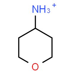 ChemSpider 2D Image | Tetrahydro-2H-pyran-4-aminium | C5H12NO