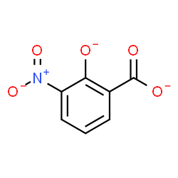 ChemSpider 2D Image | 3-Nitro-2-oxidobenzoate | C7H3NO5
