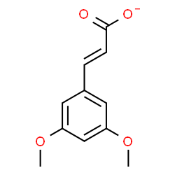 ChemSpider 2D Image | (2E)-3-(3,5-Dimethoxyphenyl)acrylate | C11H11O4
