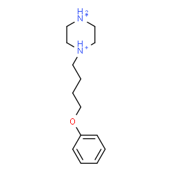 ChemSpider 2D Image | 1-(4-Phenoxybutyl)piperazinediium | C14H24N2O
