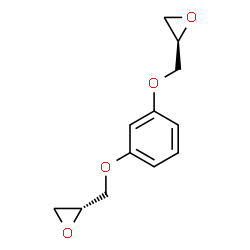 ChemSpider 2D Image | (2R,2'R)-2,2'-[1,3-Phenylenebis(oxymethylene)]dioxirane | C12H14O4