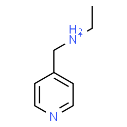 ChemSpider 2D Image | N-(4-Pyridinylmethyl)ethanaminium | C8H13N2