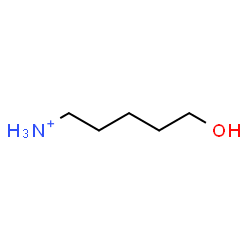 ChemSpider 2D Image | 5-Hydroxy-1-pentanaminium | C5H14NO
