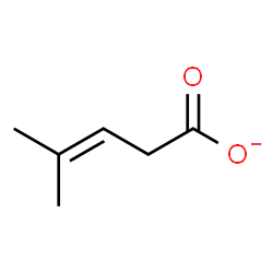 ChemSpider 2D Image | 4-Methyl-3-pentenoate | C6H9O2