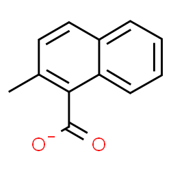 ChemSpider 2D Image | 2-Methyl-1-naphthoate | C12H9O2